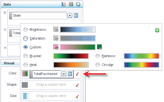 color dashboards