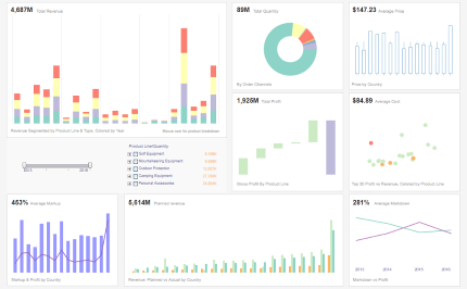 business executive dashboard sample