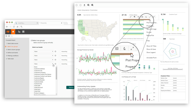 Operational BI self-service