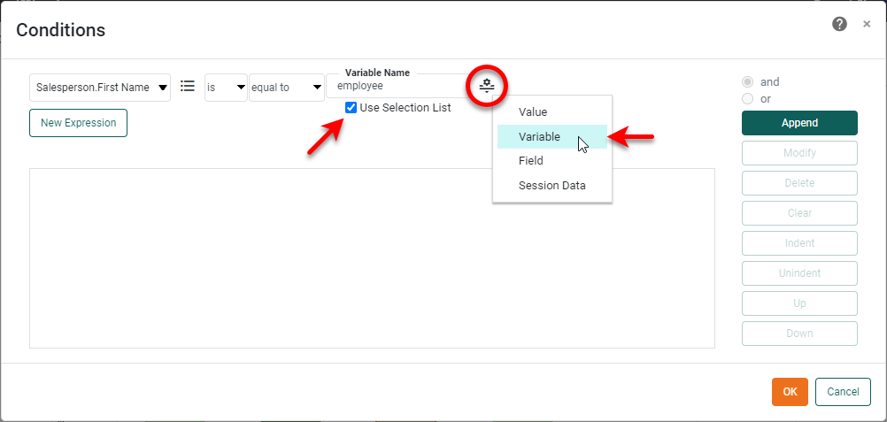 Ad Hoc Report Example