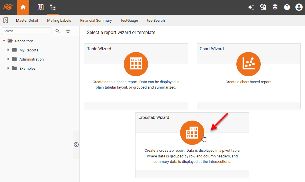 Ad Hoc Report Example