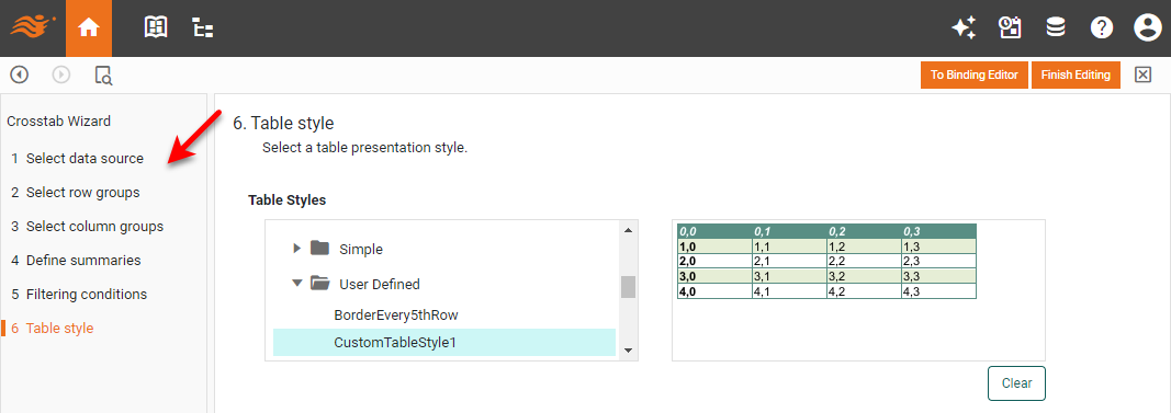 Ad Hoc Report Example