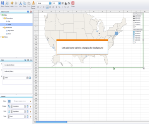 InetSoft BI Software Demos-binding data to a map