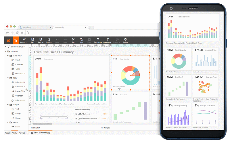 mobile visualization dashboards