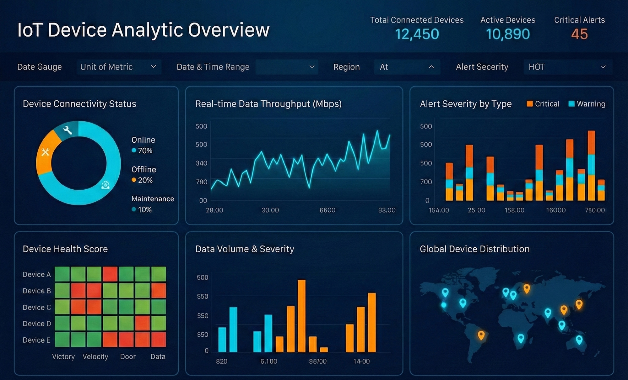 IoT Device Analytic Dashboard
