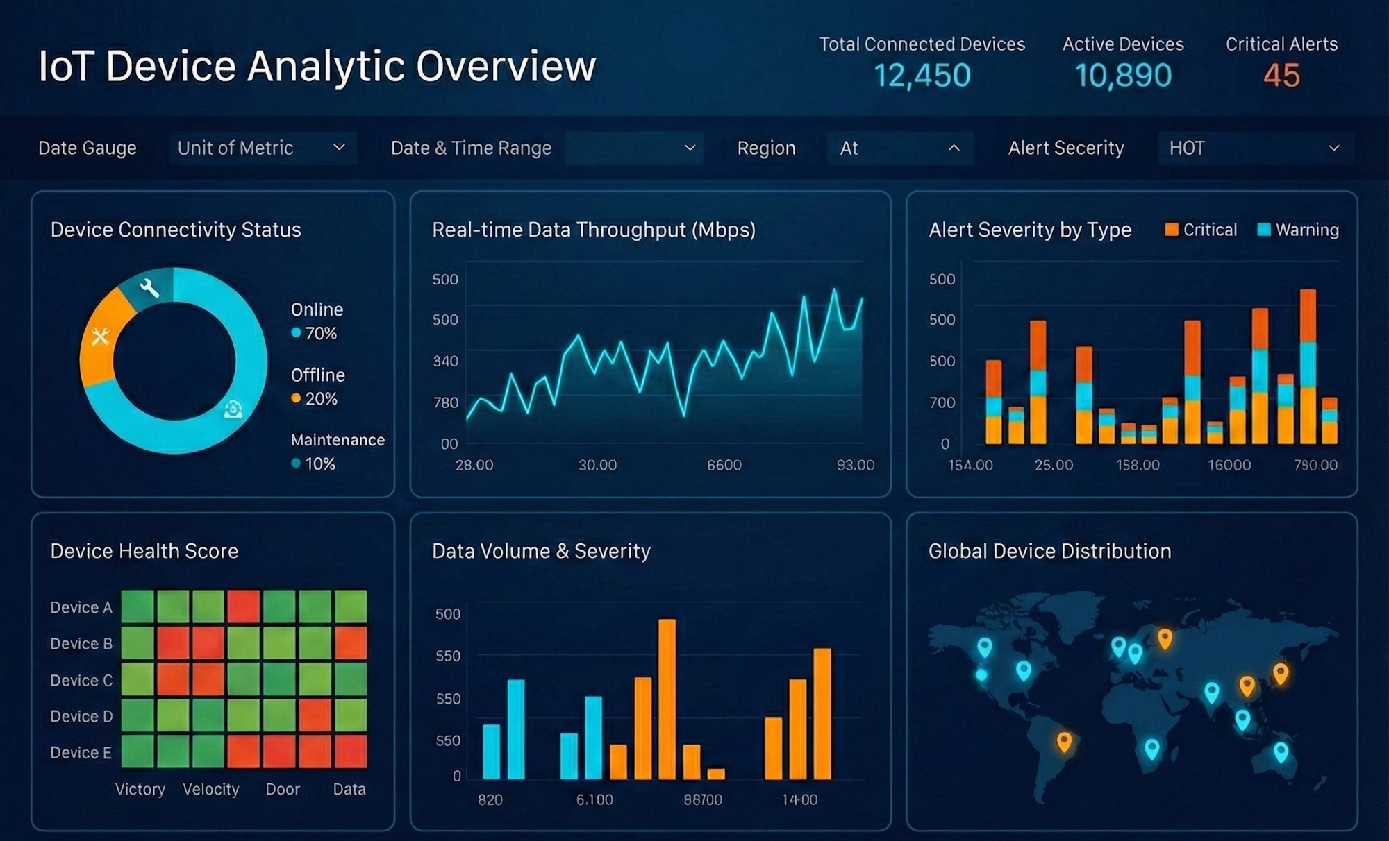 IoT Device Analytic Dashboard