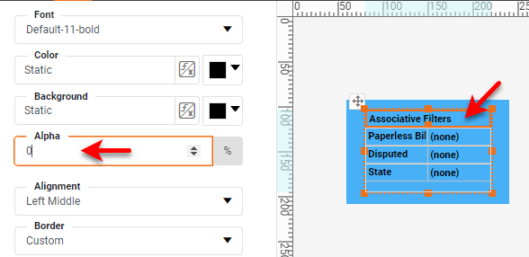 add colored shape to a dashboard