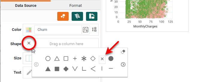 add scatter plot step 3