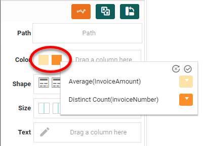 assign color measure