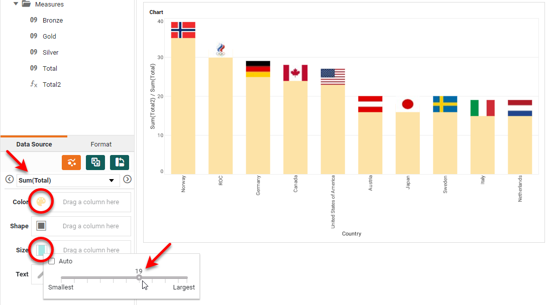 edit chart bars width