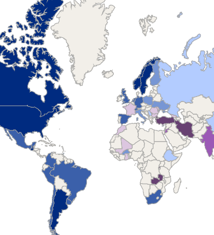 analytical dashboard map