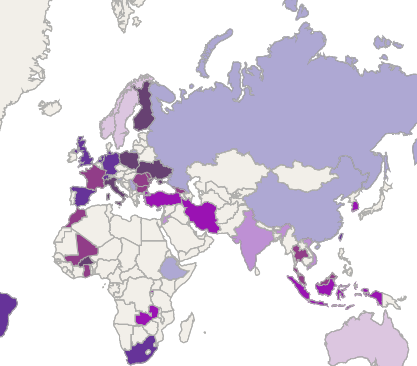 analytical dashboard map