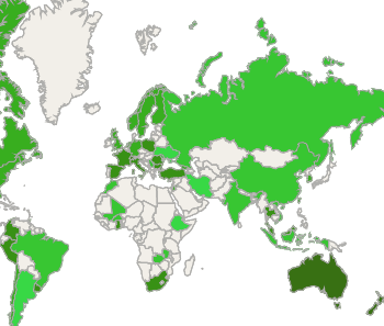 green map chart sample