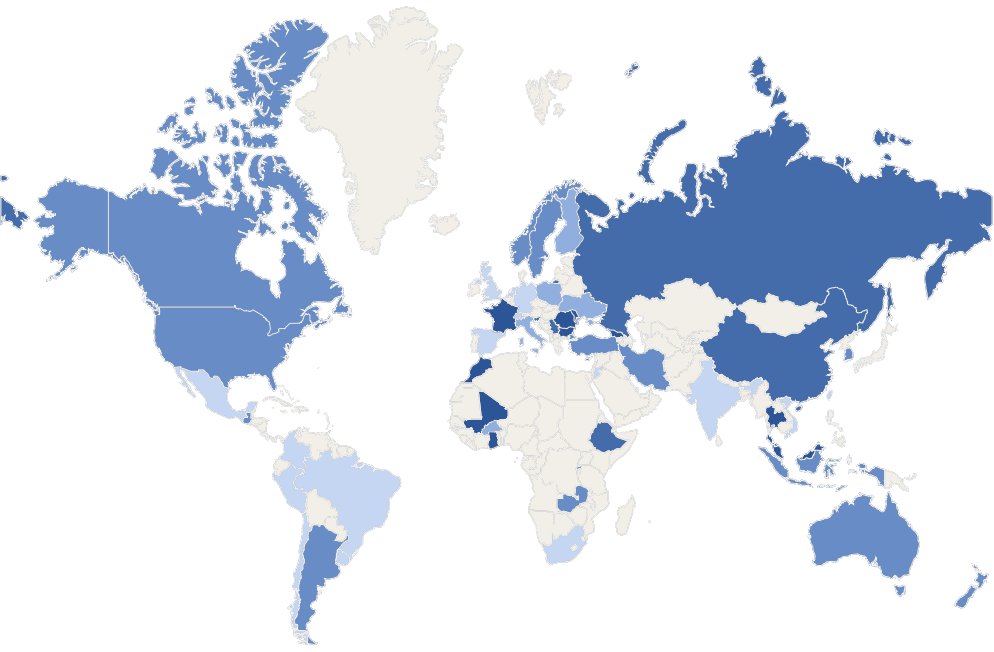 visualization map for memory based data discovery