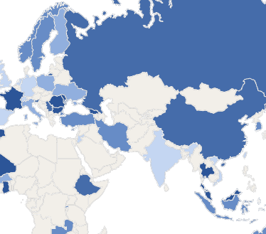 marketing report map chart