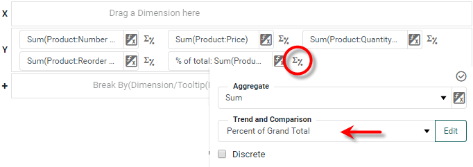 choose aggregation method