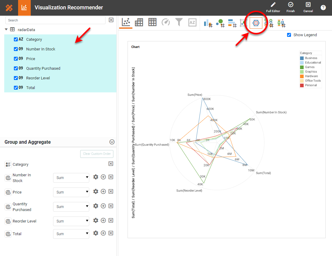 free radar chart creator