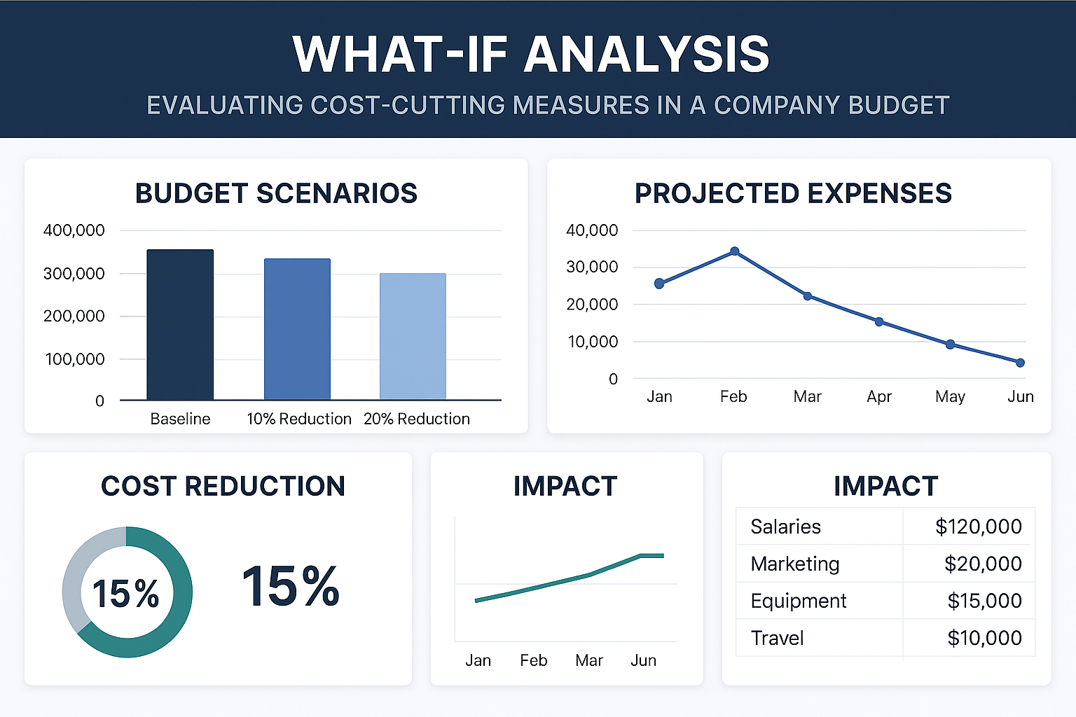 Cost-Cutting What-If Analysis Dashboard