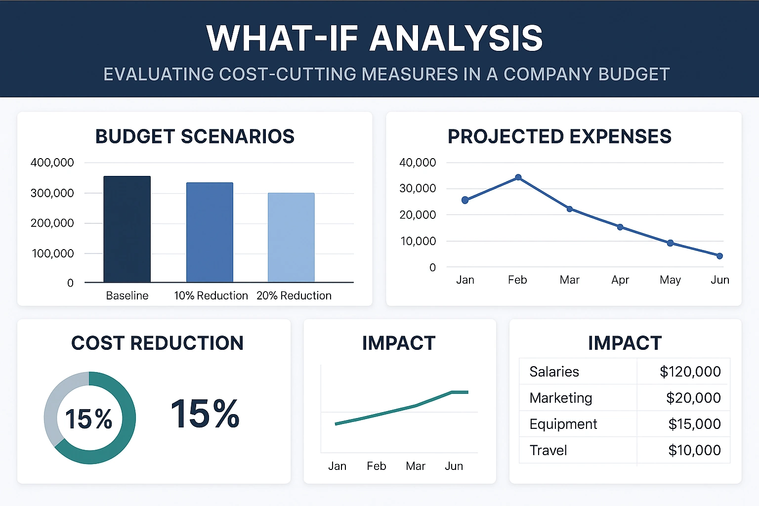 Cost-Cutting What-If Analysis Dashboard