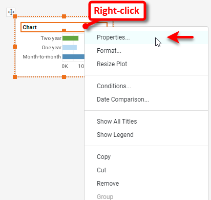 create bar chart step 3