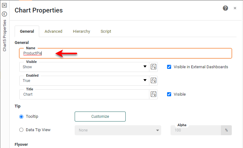 create data tooltip step 2