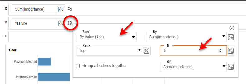 create a ranked chart step 2