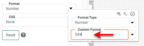 custom number format