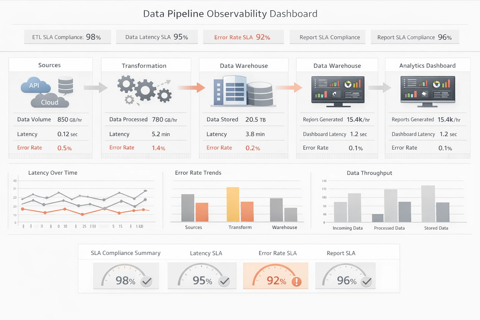 Data Pipeline Observability Dashboard Example