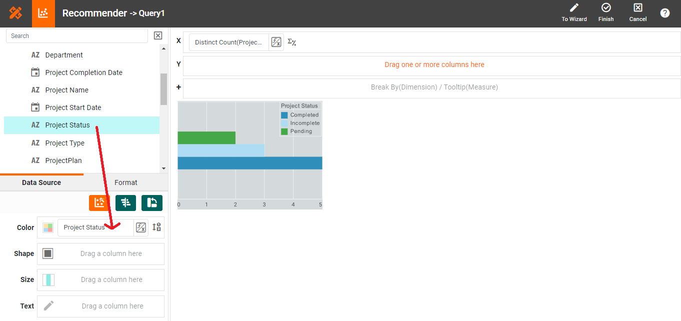 Create Revenue Chart Step 2