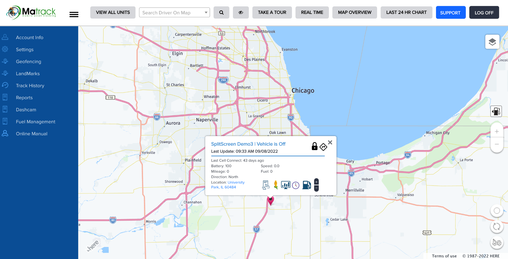 fleet tracking example