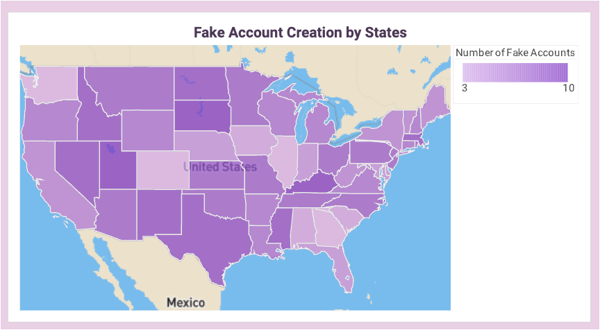 fraud detection map