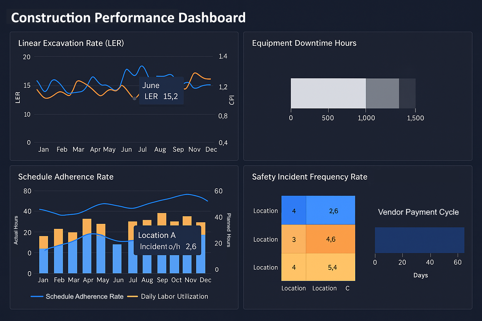 dashboard software vendor example