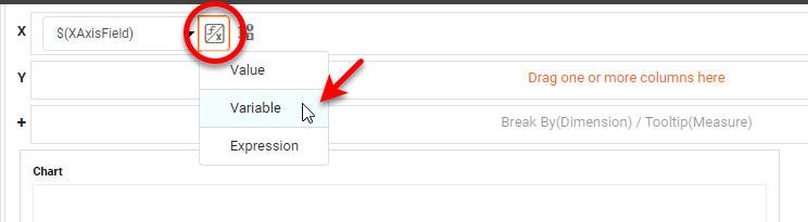 modify axis values