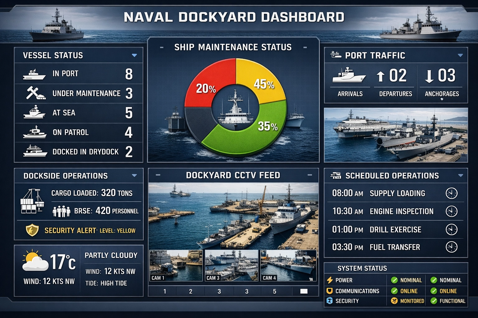 Naval Dockyard Dashboard