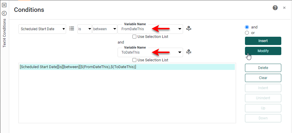 parameter script step 7