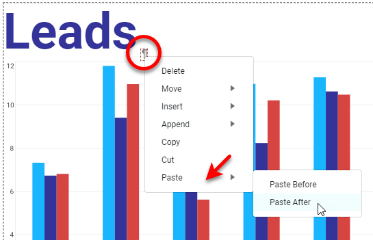 report chart step 20