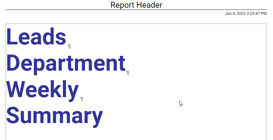 report chart step 22