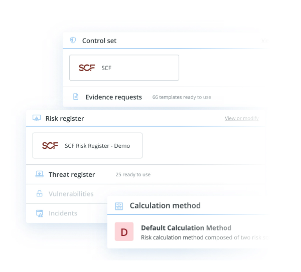 example of risk register calculation method