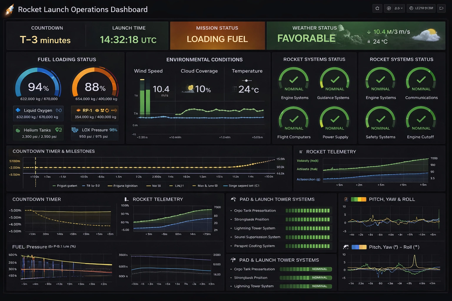 Rocket Launch Operations Dashboard