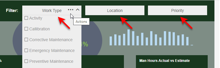 selection list filters