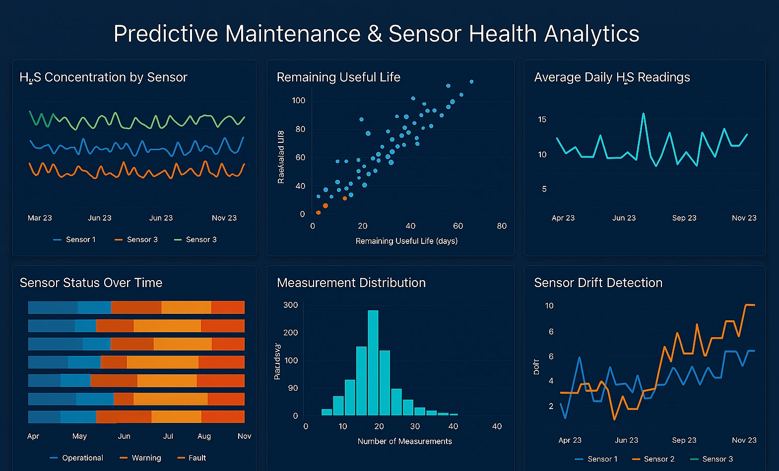 sensor health analytics dashboard